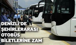 Denizli'de Şehirlerarası Otobüs Biletlerine Zam