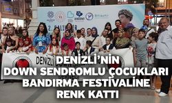 Denizli’nin Down sendromlu çocukları Bandırma festivaline renk kattı