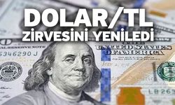 Dolar/TL zirvesini yeniledi