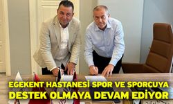 Egekent Hastanesi kadın voleybol takımına sponsor oldu