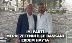 İyi Parti Merkezefendi İlçe Başkanı Erdem Hayta