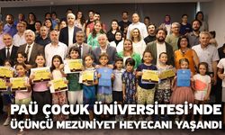 PAÜ Çocuk Üniversitesi’nde Üçüncü Mezuniyet Heyecanı Yaşandı