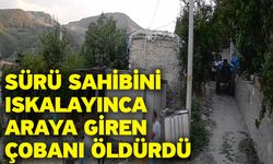 Sürü Sahibini Iskalayınca Araya Giren Çobanı Öldürdü