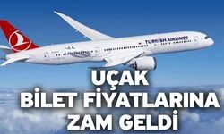 Uçak Bilet Fiyatlarına Zam Geldi