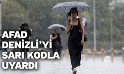 AFAD Denizli’yi Sarı Kodla Uyardı