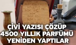 Çivi yazısı çözüp 4500 yıllık parfümü yeniden yaptılar