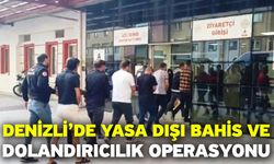 Denizli’de Yasa Dışı Bahis Ve Dolandırıcılık Operasyonu