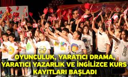 Oyunculuk, Yaratıcı Drama, Yaratıcı Yazarlık Ve İngilizce Kurs Kayıtları Başladı