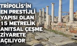 Tripolis'in en prestijli yapısı olan 15 metrelik Anıtsal Çeşme ziyarete açılıyor