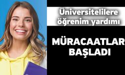 Üniversitelilere öğrenim yardımı! Müracaatlar başladı