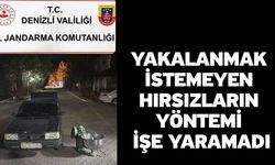 Yakalanmak istemeyen hırsızların yöntemi işe yaramadı