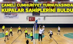 Çameli Cumhuriyet Turnuvasında kupalar sahiplerini buldu