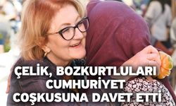 Çelik, Bozkurtluları Cumhuriyet coşkusuna davet etti