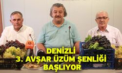 Denizli 3. Avşar üzüm şenliği başlıyor