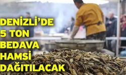 Denizli’de 5 ton bedava hamsi dağıtılacak