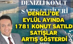 Denizli’de Eylül Ayında 1781 Konut Satıldı! Satışlar Artış Gösterdi