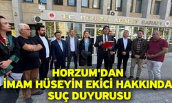 Horzum'dan İmam Hüseyin Ekici Hakkında Suç Duyurusu