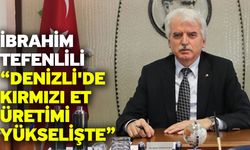 İbrahim Tefenlili “Denizli'de kırmızı et üretimi yükselişte”