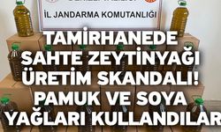 Tamirhanede Sahte Zeytinyağı Üretim Skandalı! Pamuk ve Soya Yağları Kullandılar