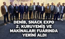 DENİB, Snack Expo 2. Kuruyemiş ve makinaları fuarında yerini aldı