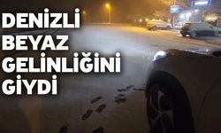 Denizli beyaz gelinliğini giydi