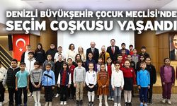 Denizli Büyükşehir Çocuk Meclisi'nde seçim coşkusu yaşandı