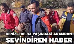 Denizli'de 83 Yaşındaki Kayıp Adamdan Sevindiren Haber