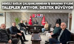 Denizli sağlık çalışanlarından iş bırakma eylemi! Talepler artıyor, destek büyüyor