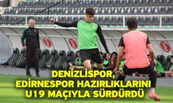 Denizlispor, Edirnespor hazırlıklarını U19 maçıyla sürdürdü