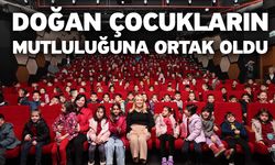 Doğan çocukların mutluluğuna ortak oldu