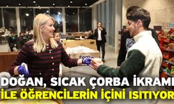 Doğan, Sıcak Çorba İkramı İle Öğrencilerin İçini Isıtıyor