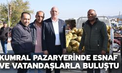 Kumral pazaryerinde esnaf ve vatandaşlarla Buluştu