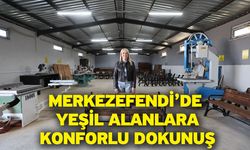 Bahçe mobilyaları üretim merkezi faaliyete başladı...