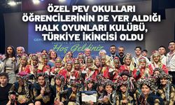 Özel PEV Okulları Öğrencilerinin de Yer Aldığı Halk Oyunları Kulübü, Türkiye İkincisi Oldu