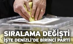 Sıralama değişti! İşte Denizli’de birinci parti