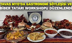 Tavas MYO'da Gastronomi Söyleşisi ve Biber Tatarı Workshopu Düzenlendi