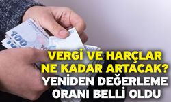 Vergi ve harçlar ne kadar artacak? Yeniden değerleme oranı belli oldu