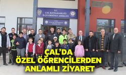 Çal’da özel öğrencilerden anlamlı ziyaret