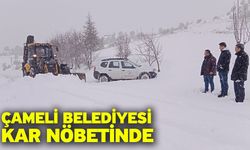 Çameli Belediyesi Kar Nöbetinde