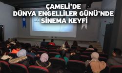 Çameli’de Dünya Engelliler Günü’nde Sinema Keyfi