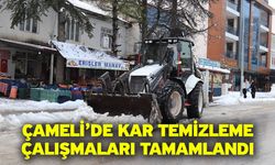 Çameli’de Kar Temizleme Çalışmaları Tamamlandı