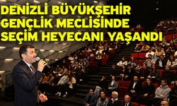 Denizli Büyükşehir Gençlik Meclisinde seçim heyecanı yaşandı