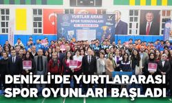 Denizli'de Yurtlararası Spor Oyunları başladı