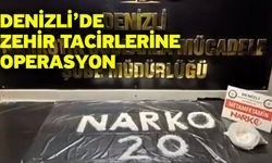 Denizli’de zehir tacirlerine operasyon: 5 tutuklama