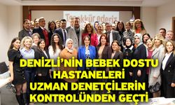 Denizli’nin bebek dostu hastaneleri uzman denetçilerin kontrolünden geçti