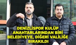 Denizlispor kulüp anahtarlarından biri belediyeye, diğeri valiliğe bırakıldı