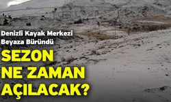 Denizli kayak merkezi beyaza büründü! Sezon ne zaman açılacak?