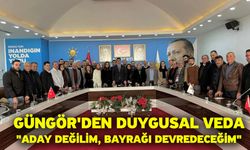 Güngör'den Duygusal Veda "Aday Değilim, Bayrağı Devredeceğim"