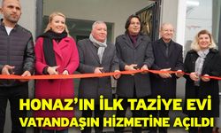 Honaz’ın İlk Taziye Evi Vatandaşın Hizmetine Açıldı