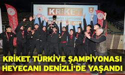 Kriket Türkiye Şampiyonası heyecanı Denizli'de yaşandı